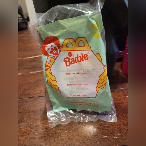 Barbie Other - Barbie Mattel Vintage Angel Princess Barbie Figurine With Base Mcdonalds 1996